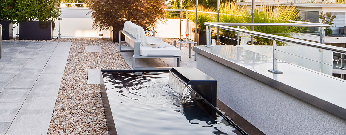 Gartenbrunnen - beruhigendes Plätschern